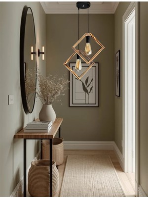 PremiumPort El Yapımı Rustik ve Modern Tarz Ahşap Sarkıt Avize Çiftliği