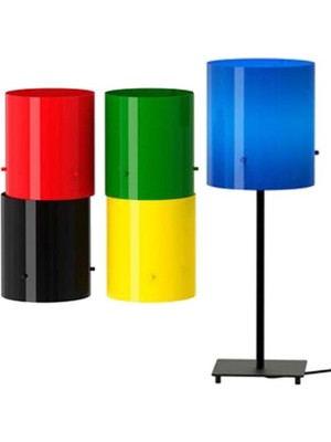 PremiumPort Renkli Tavan Masa Lambası, 15X18CM, Şık ve Modern Tasarım