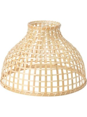 PremiumPort Bambu Sarkıt Lamba Abajur, Modern Tasarım, 36X25 Cm, Şık Aydınlatma