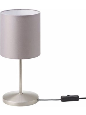 PremiumPort Modern Gri Abajur ile Şık ve Aydınlık Dekorasyon Sağlar