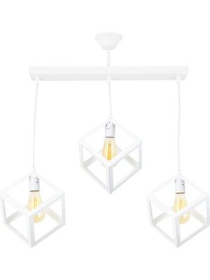 PremiumPort Modern Geometrik Metal Sarkıt Avize, Şık ve Şekilli Aydınlatma Ürünü