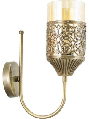 PremiumPort Şık Eskitme Aplik Papatya Modeli, Rustik ve Modern Tarz Dekorasyon