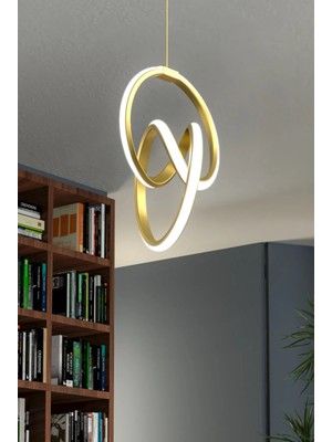 PremiumPort Modern Sarkıt LED Avize, Beyaz Işık, Güçlü ve Şık Tasarım