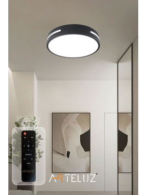 PremiumPort 30 cm Yuvarlak Modern Plafonyer Avize ile Şıklık ve Aydınlık Sağlar