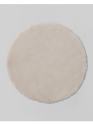 English Home Furry Pelüş Halı 120 cm Bej