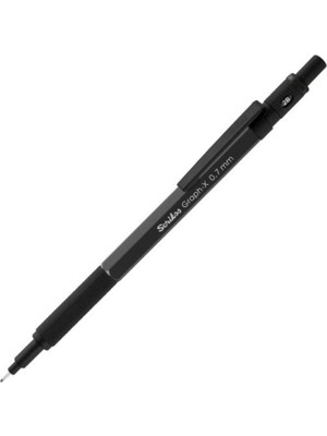 E-Woman Versatil Kalem Metal Graph-X 0.7mm M.siyah