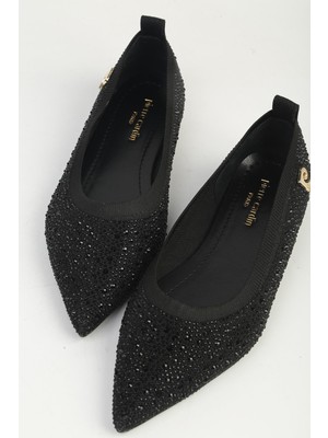 Benetton Pierre Cardin Kadın Siyah Babet PC-55733