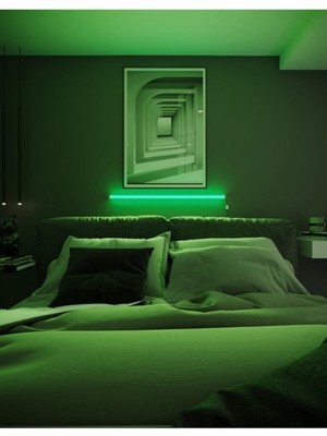 PremiumPort Rgb LED Lambader, Kumandalı, Animasyonlu, Modern Köşe Lambası