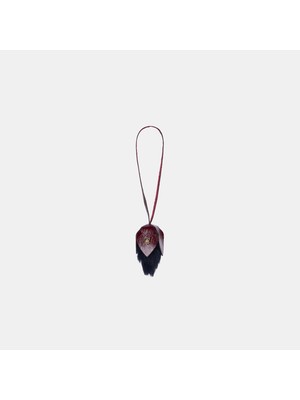 Desa Bordo Kürklü Deri Charm