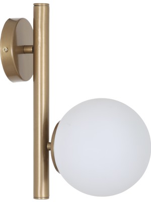 PremiumPort Şık Eskitme Beyaz Camlı Aplik, Modern ve Zarif Aydınlatma Seçeneği