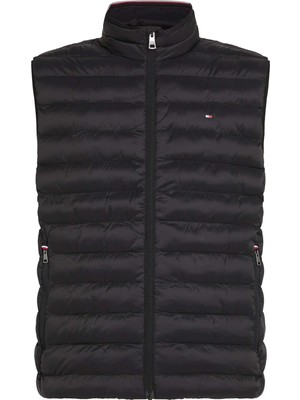 Tommy Hilfiger Erkek Siyah Tommy Hilfiger Core Packable Recycl Erkek Siyah Şişme Yelek