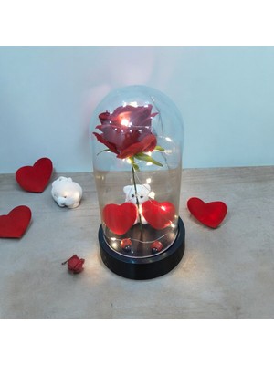 Sevgililer Günü Hediyesi Kapsül Içerisinde Solmayan Gül Arajman