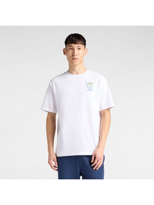 Nb New Balance MT61I5BM Beyaz Erkek Tişört