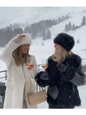 Hamze Tüylü Yumuşak Rus Kalpak Şapka