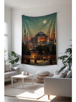 Charmbi Islami Duvar Örtüsü – Dekoratif Modern Renkli Tasarımlar Huzur Dolu Duvar Örtüsü