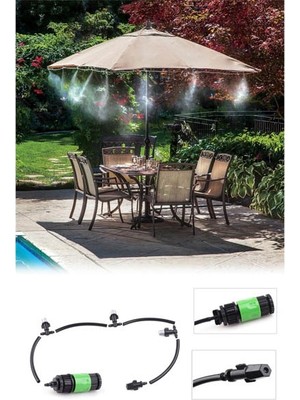 Ttt Açık Alan Sulama Serinletme ve Nemlendirme Sistemi 10 mt