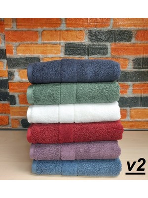 Özdilek Svv Border -6 Lı- Kalın & Yumuşak El Yüz Havlusu (40X76) - V2