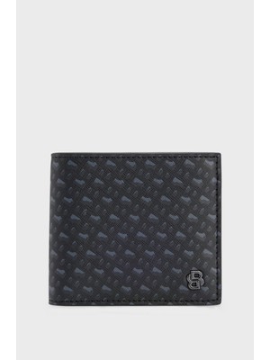 Boss Erkek Çoklu Kart ve Para Bölmeli Marka Kabartmalı Siyah Cüzdan 50523949-001