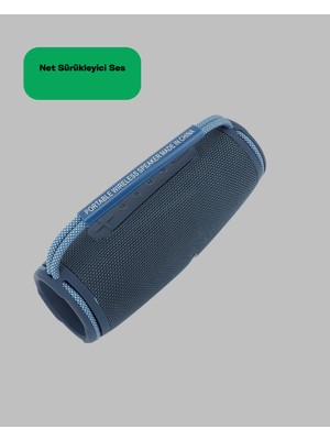 Renkli LED Efektli Suya Dayanıklı Taşınabilir Kablosuz Hoparlör - Lisinya