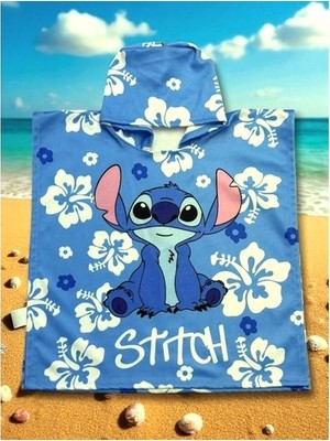 Kız Çocuk Panço Pelerin Plaj & Deniz Havlusu