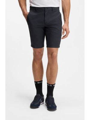 Boss Erkek Normal Kalıp Esnek Su Geçirmez Kolay Ütülenebilir Kumaşlı Lacivert Şort & Bermuda 50541384-402