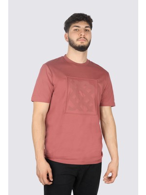 Boss Erkek Örme Kumaş Normal Kesim Kırmızı T-Shirt 50523380-644
