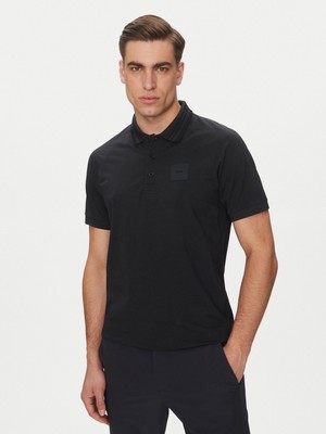 Boss Erkek Kısa Kollu Normal Kalıp Göğüste Logo Kabartmalı Pamuklu Lacivert Polo Yaka T-Shirt 50538176-402