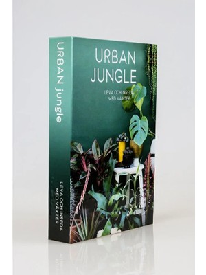 Urban Jungle Dekoratif Kitap Kutusu