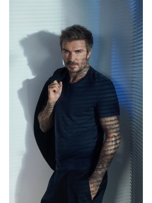 Boss Erkek Regular Fit Yuvarlak Yaka %100 Keten Kısa Kollu Lacivert T-Shirt 50552243-408