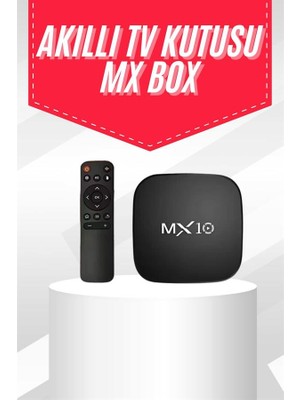 Mx Box Android Tv Media Sound 4K Ultra Hd Görüntü Kaliteli - Lisinya