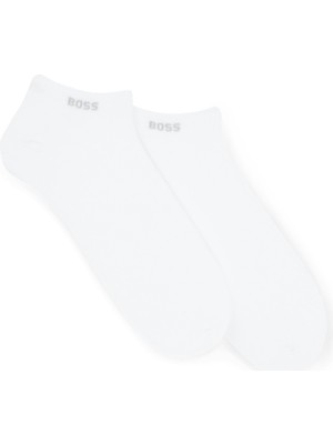 Boss Erkek Marka Logolu Günlük Kullanım Beyaz Çorap 50469849-100
