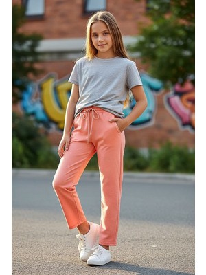 Balgüneş Kız Çocuk Taşlı Alt Eşofman