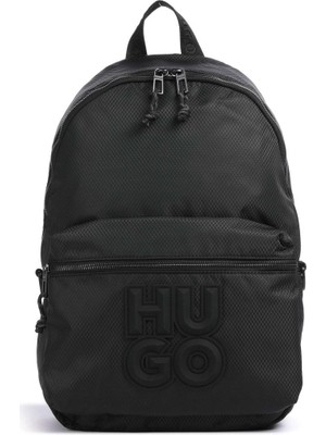 Hugo Erkek Su Tutmaz Çok Bölmeli Sırt Askılı Siyah Çanta 50536026-001