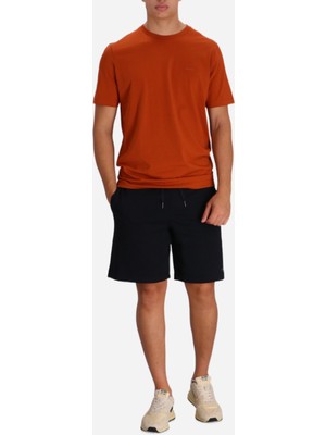 Boss Erkek Regular Fit Kısa Kollu Düz Bisiklet Yaka Turuncu T-Shirt 50468347-809