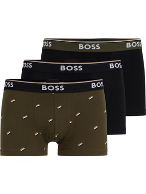 Boss Erkek Marka Logolu Beli Lastikli Çok Renkli Boxer 50509200-963