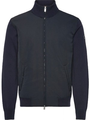 Boss Erkek Dik Yaka Uzun Kol Cep Detay Kolda Metal Logo Lacivert Ceket 50560875-404