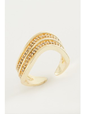 Nacario Oval Zirkon Taşlı Yüzük