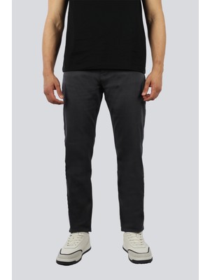 Boss Erkek Regular Fit Normal Bel Düz Paça Denim Siyah Jeans 50532626-033