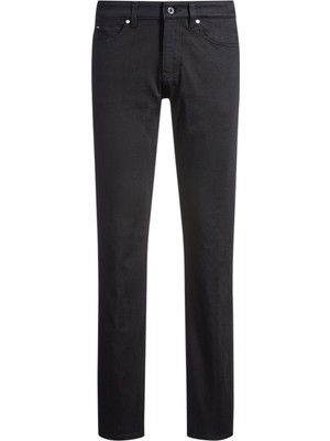 Boss Erkek Normal Bel Slim Fit Dar Paça Siyah Jeans 50542722-003