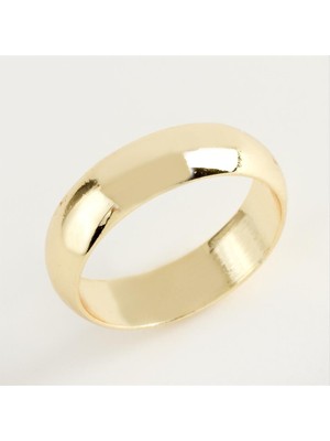 Nacario Pirinç Alyans Yüzük 6 mm