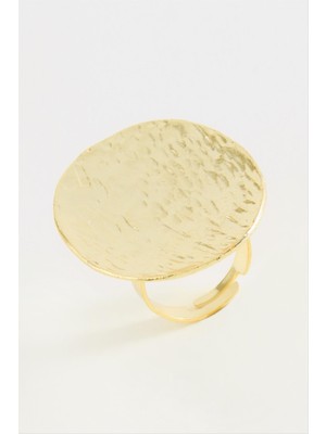 Nacario Oval Metal Yüzük