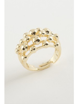 Nacario Yuvarlak Metal Yüzük