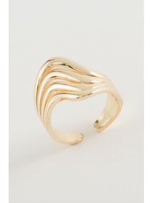 Nacario Oval Metal Yüzük