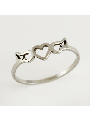 Nacario Kalp Lüks Çelik Yüzük