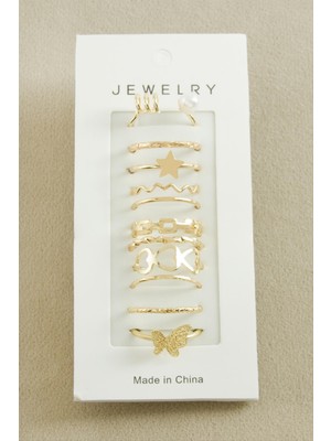 Nacario 11 Adet Lüks Eklem Yüzük