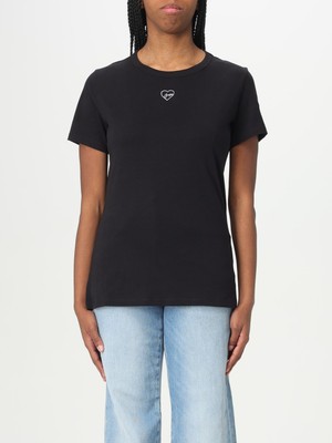 Boss Kadın Dar Kalıp %100 Pamuklu Dark Kalıp Kısa Kollu Siyah T-Shirt 50540260-001