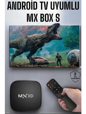 4K Tv Uyumlu Hd Çözünürlüklü Mx Box S 8 GB - Lisinya