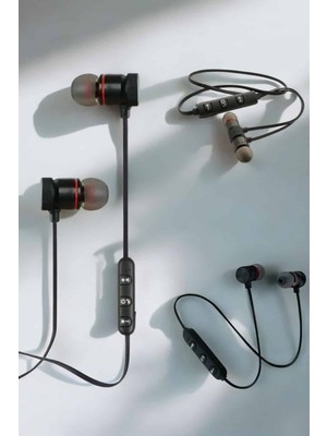 Kablosuz Sport Mıknatıslı Mikrofonlu Kulak Içi Kulaklık - Lisinya