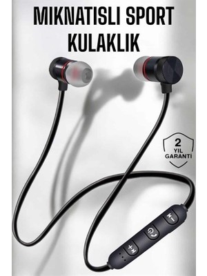 Kablolu Mıknatıslı Sport Kulaklık Bluetooth Bağlantılı - Lisinya