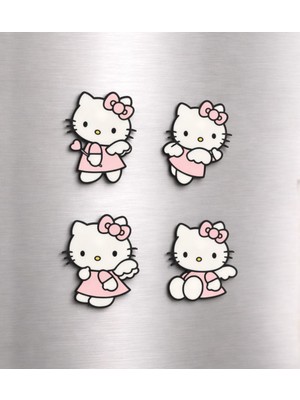 Nana Art Sevimli Kedi Figürlü 4’lü Magnet Seti